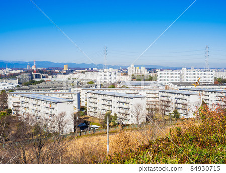Suburban housing complex Tama New Town Suburban housing complex Tama New Town 84930715