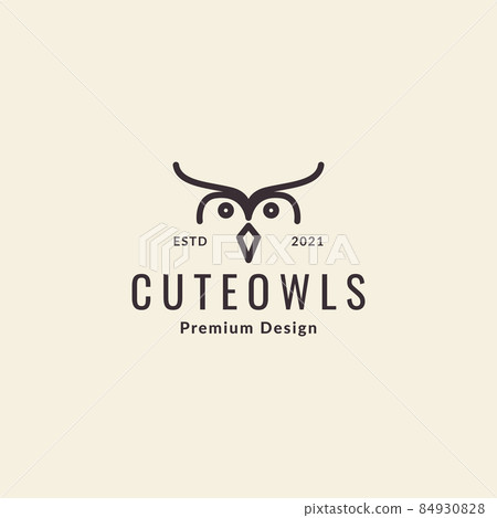 cute line face little owl hipster logo symbol icon vector graphic design illustration idea creative cute line face little owl hipster logo symbol icon vector graphic design illustration idea creative 84930828