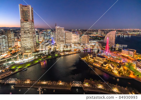 “神奈川縣”橫濱港未來·夜景 84930993
