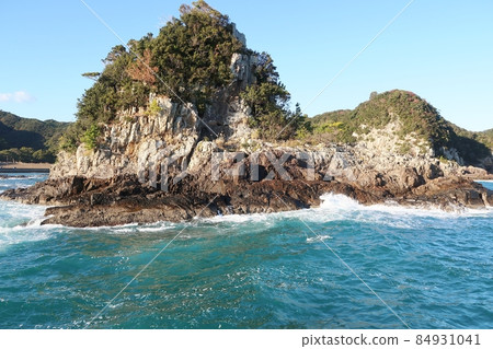 Kimatsushima seen from a cruise ship 84931041