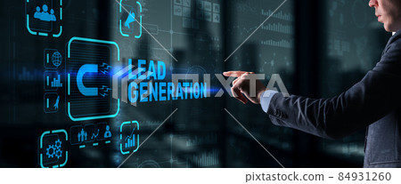 Lead Generation. Finding and identifying customers for your business products or services 84931260