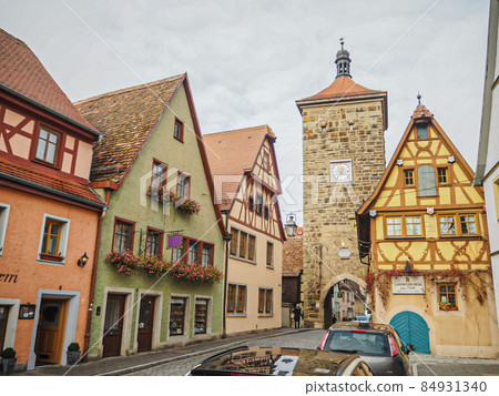 Rothenburg ob der Tauber 在冬天,德國 Rothenburg ob der Tauber 在冬天,德國 84931340