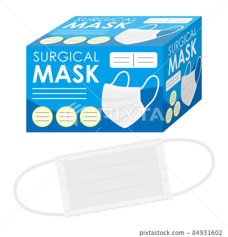 Box mask illustration 84931602