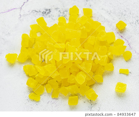 Sweet pineapple succade cubes 84933647
