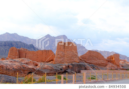 Silk Road Journey: Beautiful Subashi Castle, Kuzurugaha Thousand Buddha Cave and Kuqa City, Part 2112 Silk Road Journey: Beautiful Subashi Castle, Kuzurugaha Thousand Buddha Cave and Kuqa City, Part 2112 84934508