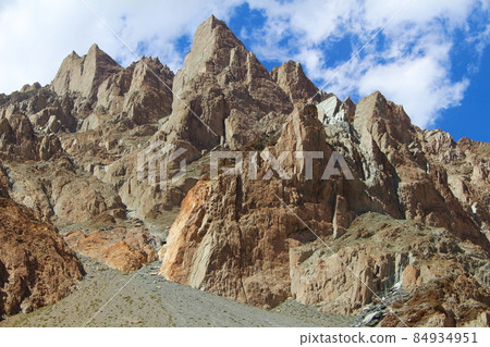 Silk Road Journey, Beautiful Mountains of the Mupamiru Plateau, Part 2112 Silk Road Journey, Beautiful Mountains of the Mupamiru Plateau, Part 2112 84934951