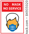NO MASK NO SERVICE 84935020