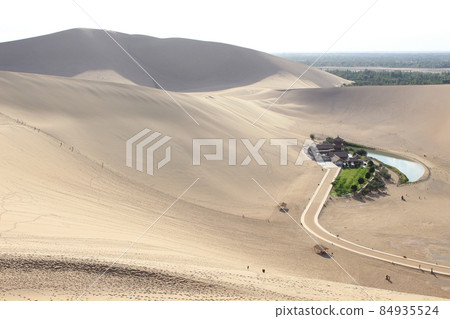 絲綢之路遊記，美麗的鳴沙山和月牙山，第2112部 84935524