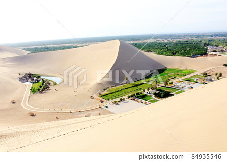 絲綢之路遊記，美麗的鳴沙山和月牙山，第2112部 84935546