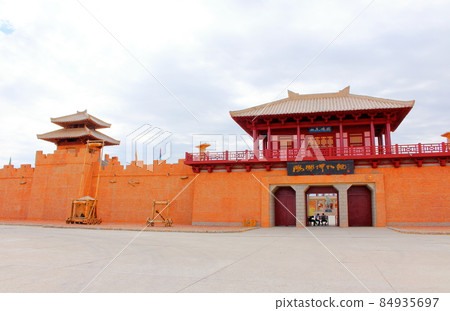 Silk Road Journey, Beautiful Yang Pass and Nishisenbutsu Cave, Part 2112 Silk Road Journey, Beautiful Yang Pass and Nishisenbutsu Cave, Part 2112 84935697