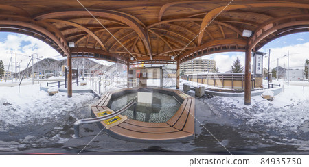 冬季貞屋溫泉足浴（360°VR素材） 84935750