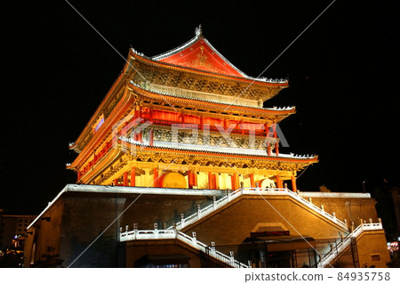 絲綢之路遊記，美麗的西安鐘樓和鼓樓，第2112部分 84935758