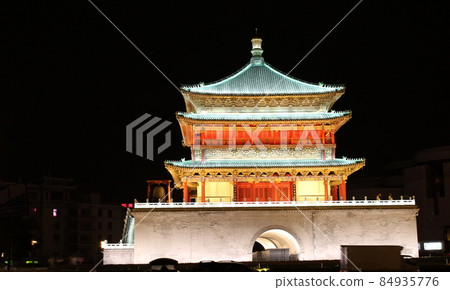 絲綢之路遊記，美麗的西安鐘樓和鼓樓，第2112部分 84935776