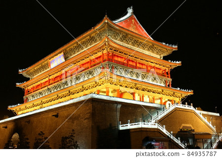 絲綢之路遊記，美麗的西安鐘樓和鼓樓，第2112部分 84935787