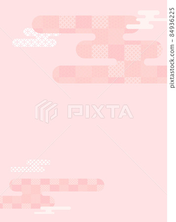 粉色日式背景素材 粉色日式背景素材 84936225