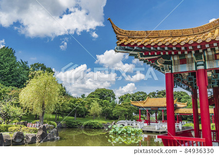 日本中國園林“神州”的風景[神奈川縣川崎市] 84936330