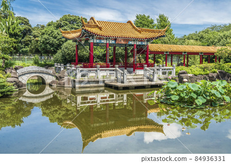 日本中國園林“神州”的風景[神奈川縣川崎市] 84936331