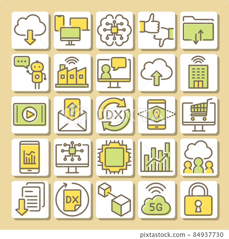 DX 數字轉換圖標 DX 數字轉換圖標 84937730