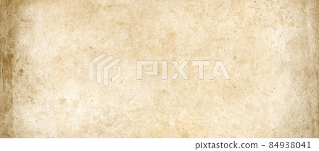Old parchment paper texture background. Banner 84938041