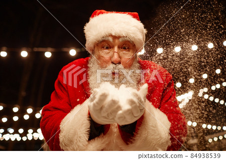Santa Blowing Snow Out Santa Blowing Snow Out 84938539