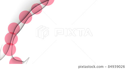 Abstract background with colorful paper cut shapes. Design for poster, banner, card. White and pink abstract round illustration. 3D paper images with a subtle blend of bright colors. Copy space Abstract background with colorful paper cut shapes. Design for poster, banner, card. White and pink abstract round illustration. 3D paper images with a subtle blend of bright colors. Copy space 84939026