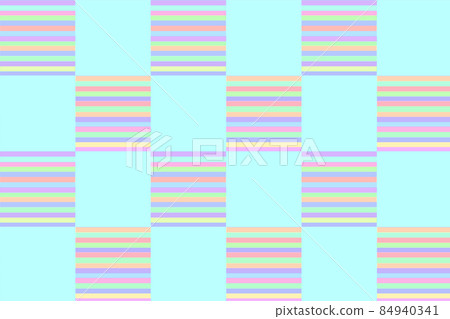 Pale and pastel striped checkered pattern Pale and pastel striped checkered pattern 84940341