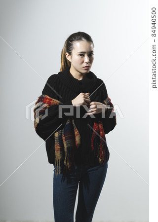 Cool female portrait Cool female portrait 84940500