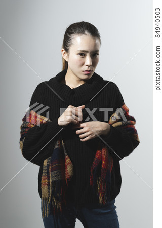 Cool female portrait Cool female portrait 84940503