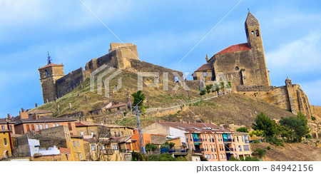 Church-Fortress Santa Maria la Mayor, San Vicente de la Sonsierra, La Rioja, Spain Church-Fortress Santa Maria la Mayor, San Vicente de la Sonsierra, La Rioja, Spain 84942156