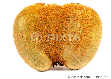 one ugly kiwi mutant fruit isolated on white background one ugly kiwi mutant fruit isolated on white background 84943065