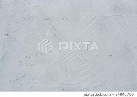 flat rough white plaster wall background and texture 84943790