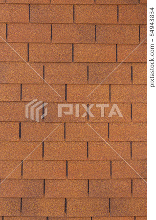 brown flexible roof tile flat background and texture, rectangular form brown flexible roof tile flat background and texture, rectangular form 84943834