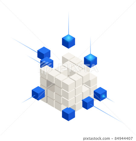 Data Parts Cube Composition 84944407