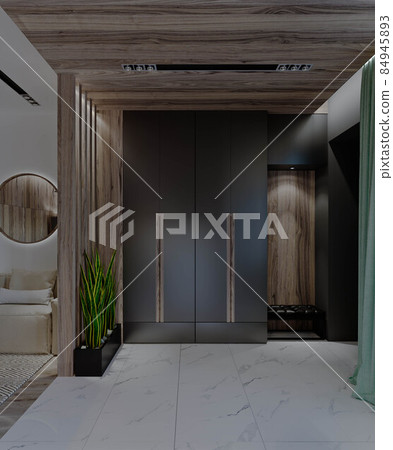 stylish modern interior of the house, apartment stylish modern interior of the house, apartment 84945893