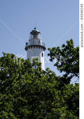 The lighthouse Tall Erik at the northern tip of the Baltic island of Oland 84946549