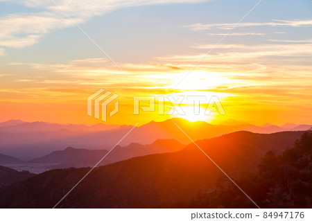 Mountains silhouette Mountains silhouette 84947176