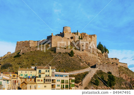 panoramic view of the old town of Cardona, Spain panoramic view of the old town of Cardona, Spain 84947491