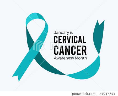 Cervical Cancer Awareness Month. Vector illustration on white 84947753
