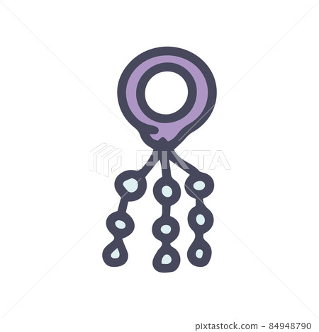 ring tackle for bream color vector doodle simple icon ring tackle for bream color vector doodle simple icon 84948790