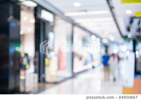 Bokeh abstract blur light of inside shopping complex Department store background Bokeh abstract blur light of inside shopping complex Department store background 84950667