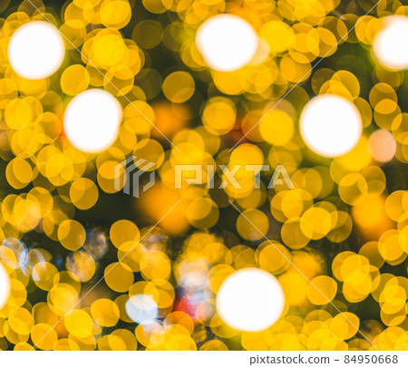 Merry x-mas,Yellow Colorful light Abstract circular bokeh of The light tunnel Christmas tree background Decoration During Christmas and New Year Festival illumination. Merry x-mas,Yellow Colorful light Abstract circular bokeh of The light tunnel Christmas tree background Decoration During Christmas and New Year Festival illumination. 84950668