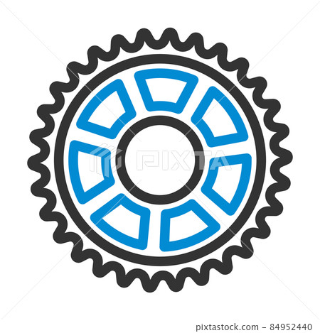 Bike Gear Star Icon 84952440