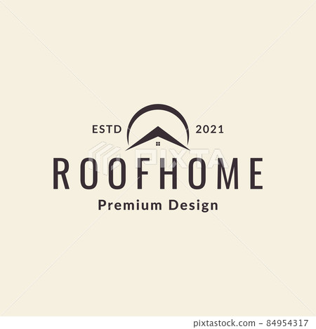 hipster minimal home roof with sky logo symbol icon vector graphic design illustration idea creative hipster minimal home roof with sky logo symbol icon vector graphic design illustration idea creative 84954317