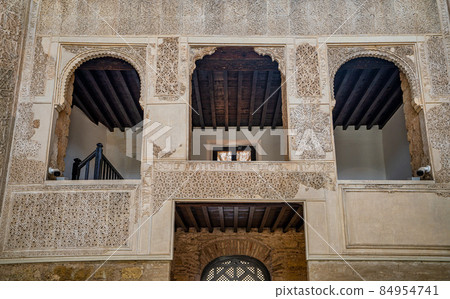 Inside the synagogue of Cordoba. Jewish temple in Andalusia, Spain Inside the synagogue of Cordoba. Jewish temple in Andalusia, Spain 84954741