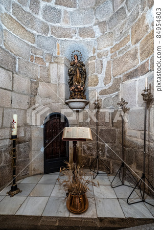 Interior of the Basilica of Santa Eulalia in Merida, Extremadura, Spain Interior of the Basilica of Santa Eulalia in Merida, Extremadura, Spain 84954803