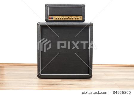 Guitar amplifier head and cabinet 4x12 speakers Guitar amplifier head and cabinet 4x12 speakers 84956860