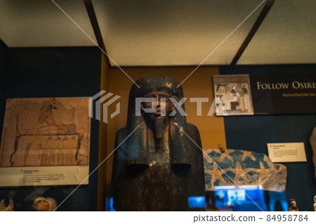 Mummy Sarcophagus in Natural History Smithsonian 84958784