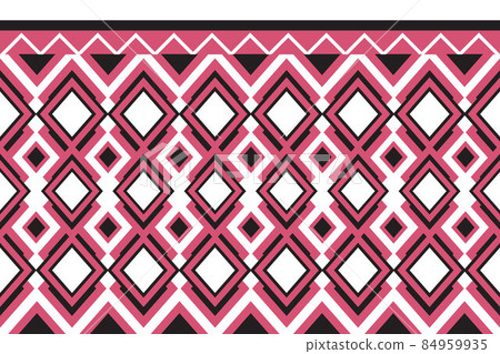 ethnic pattern with geometric seamless in red and black color for fabric ethnic pattern with geometric seamless in red and black color for fabric 84959935