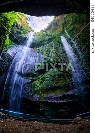 Madakaripura Waterfall (Probolinggo) is the tallest waterfall in deep Forest in East Java, Indonesia. 84960458