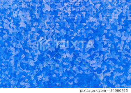 Galvanized iron abstract pattern blue surface sheet metal texture steel background 84960755